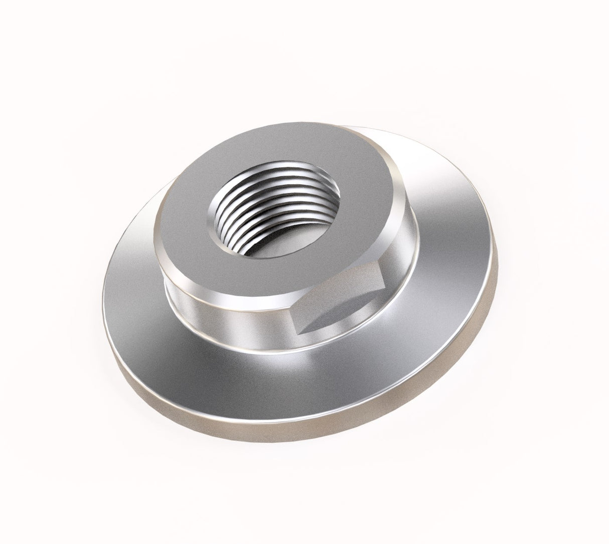 M14 x 1.25 to KF25 flange stainless steel vacuum adapter
