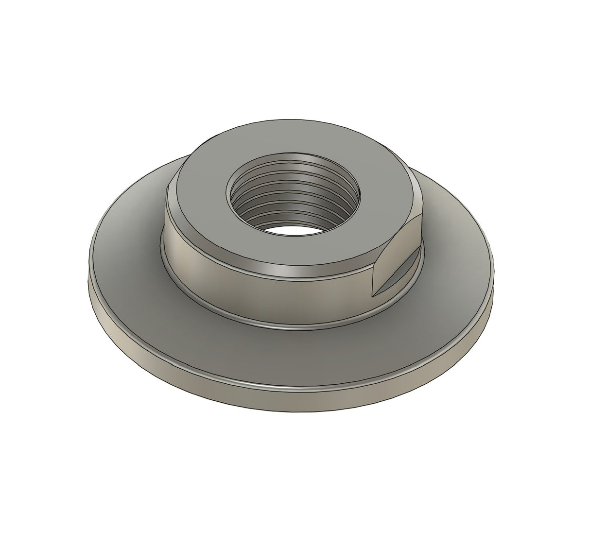 M14 x 1.25 to KF25 flange stainless steel vacuum adapter