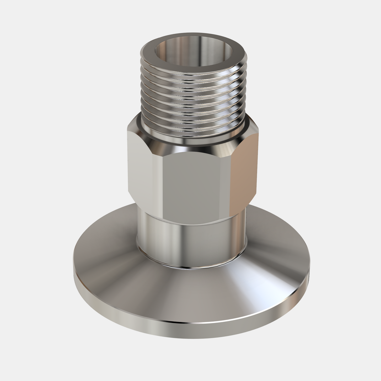 3/8" MNPT X KF25 Flange