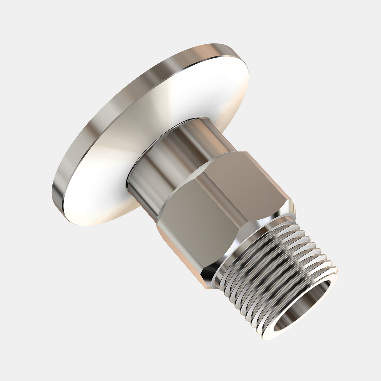 3/8" MNPT X KF25 Flange