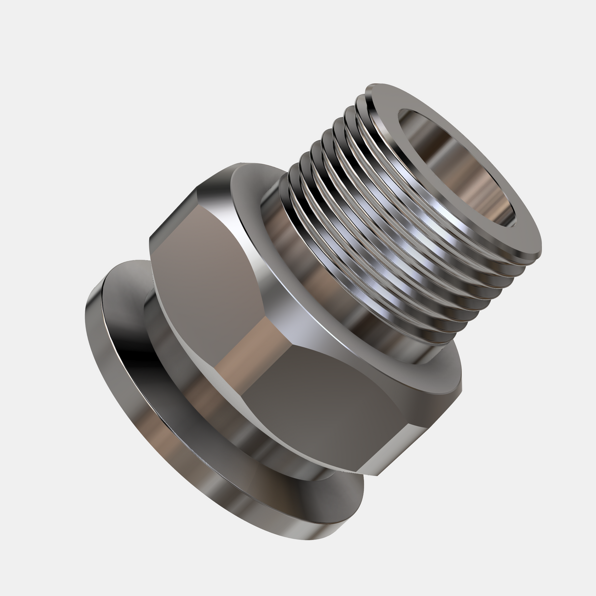 3/4" MNPT X KF25 Flange