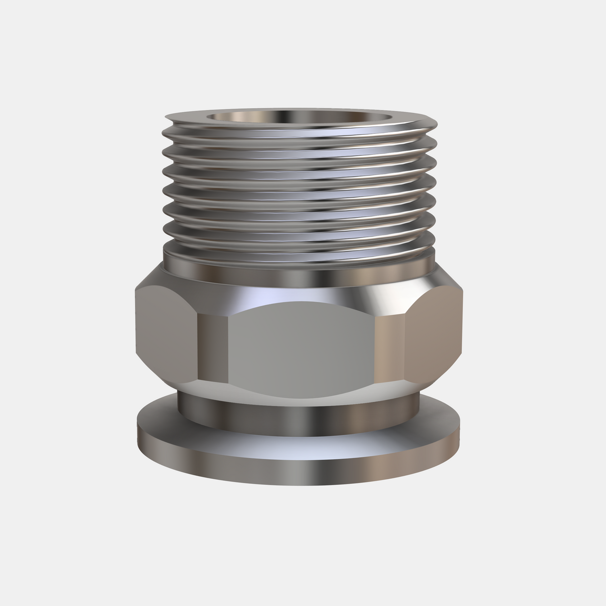 1" MNPT X KF25 Flange