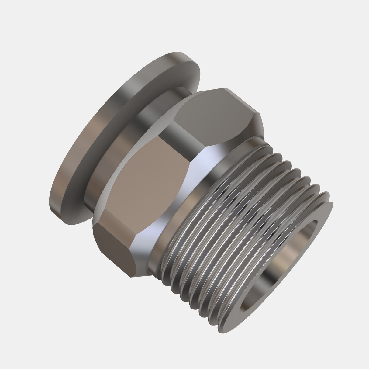 1" MNPT X KF25 Flange