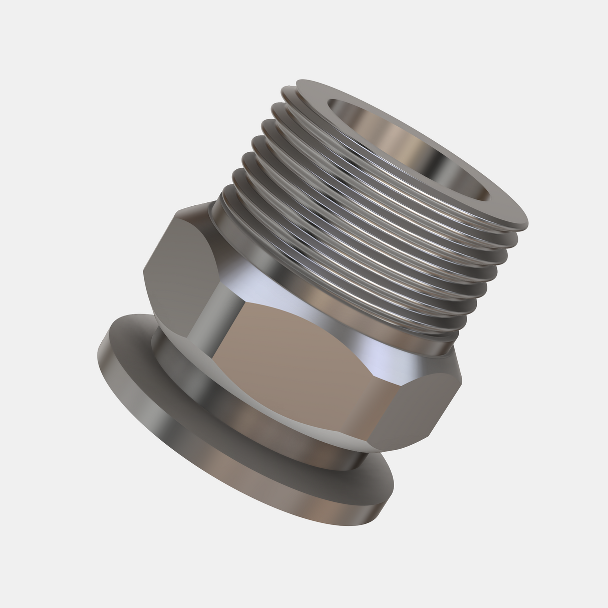 1" MNPT X KF25 Flange