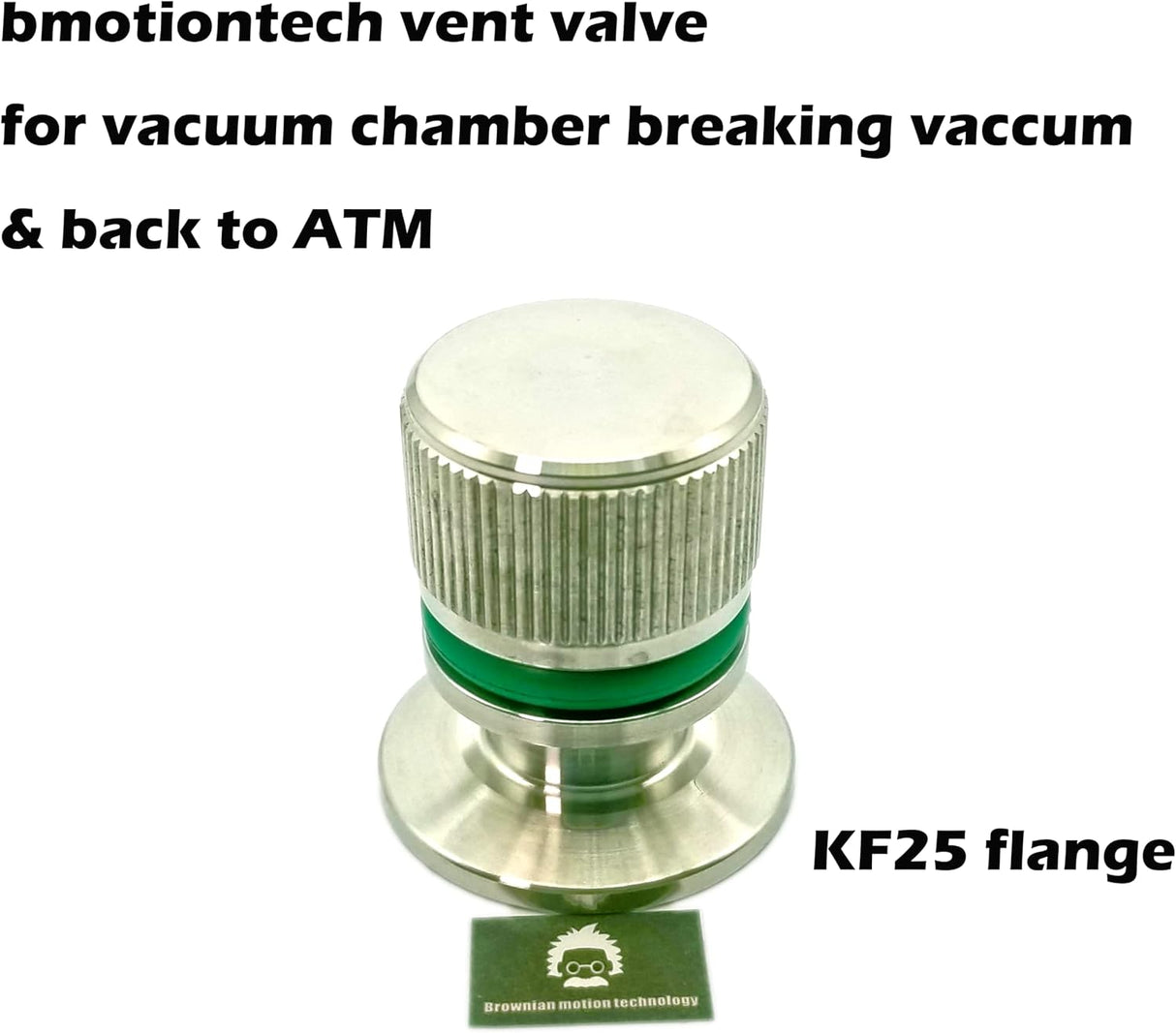 KF16 vacuum chamber venting valve or air admittance valve (Type B)