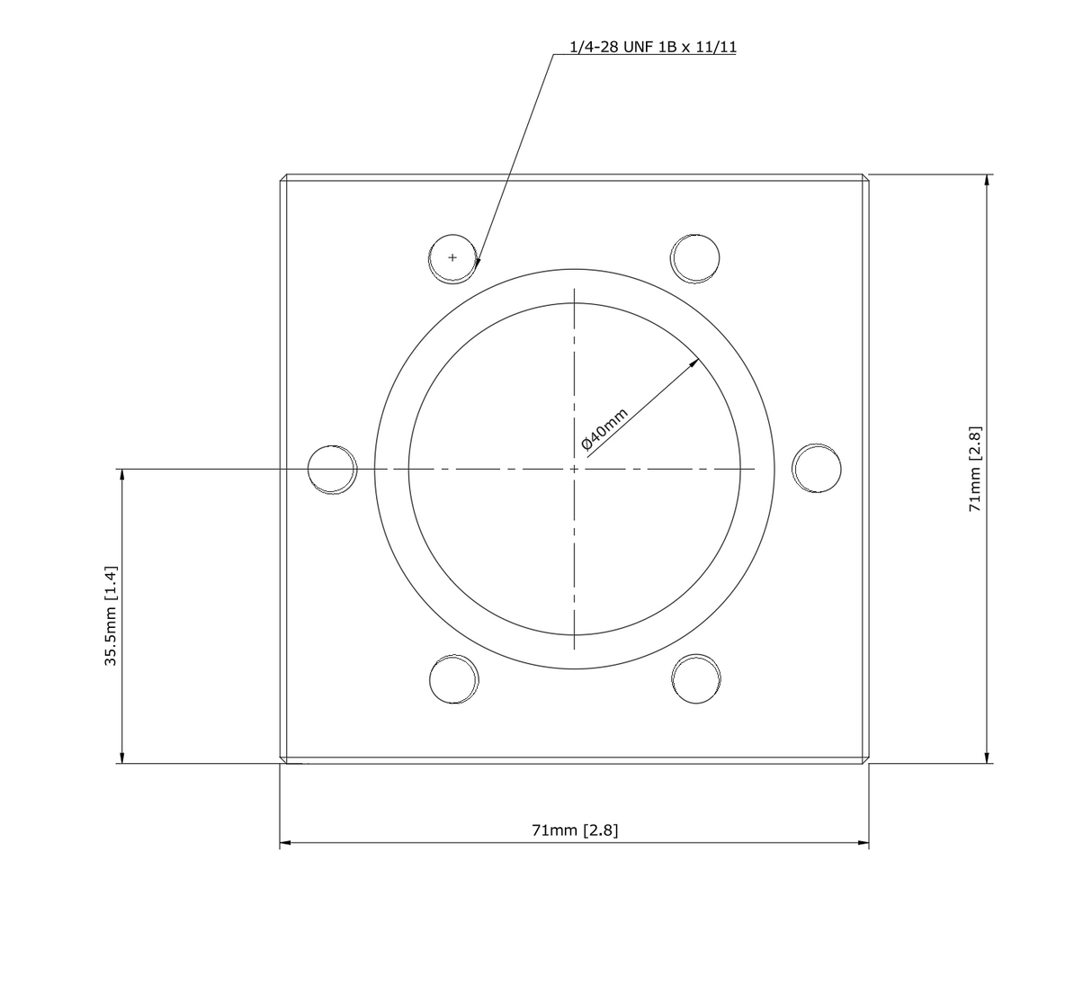 CF2.75” conflat flange 6-Way Cube for high vacuum chamber