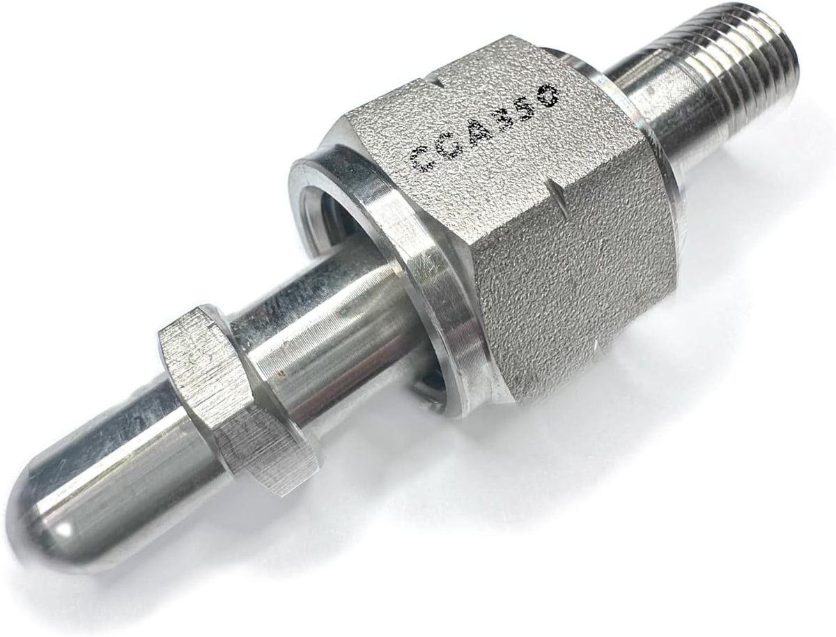 CGA350 High-Pressure Nipples to MNPT 1/4" MNPT, L=80mm