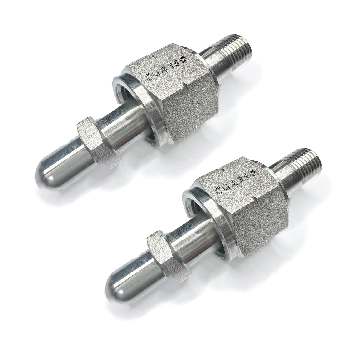 CGA350 High-Pressure Nipples to MNPT 1/4" MNPT, L=80mm