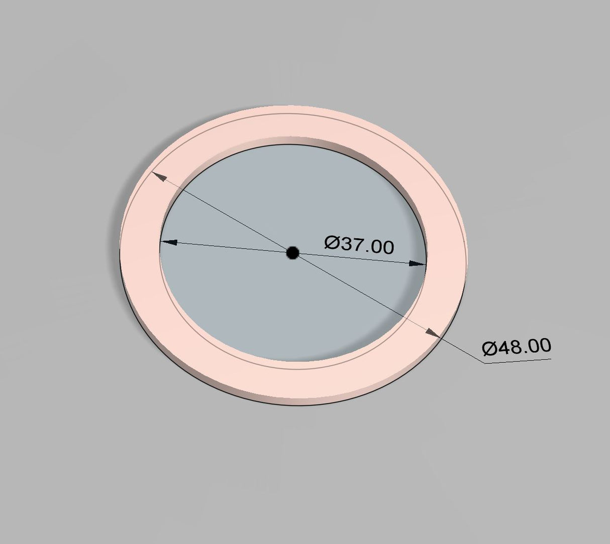 Conflat (CF) CF 2.75" CF35 flange Copper Gasket High Vacuum Gasket OFHC