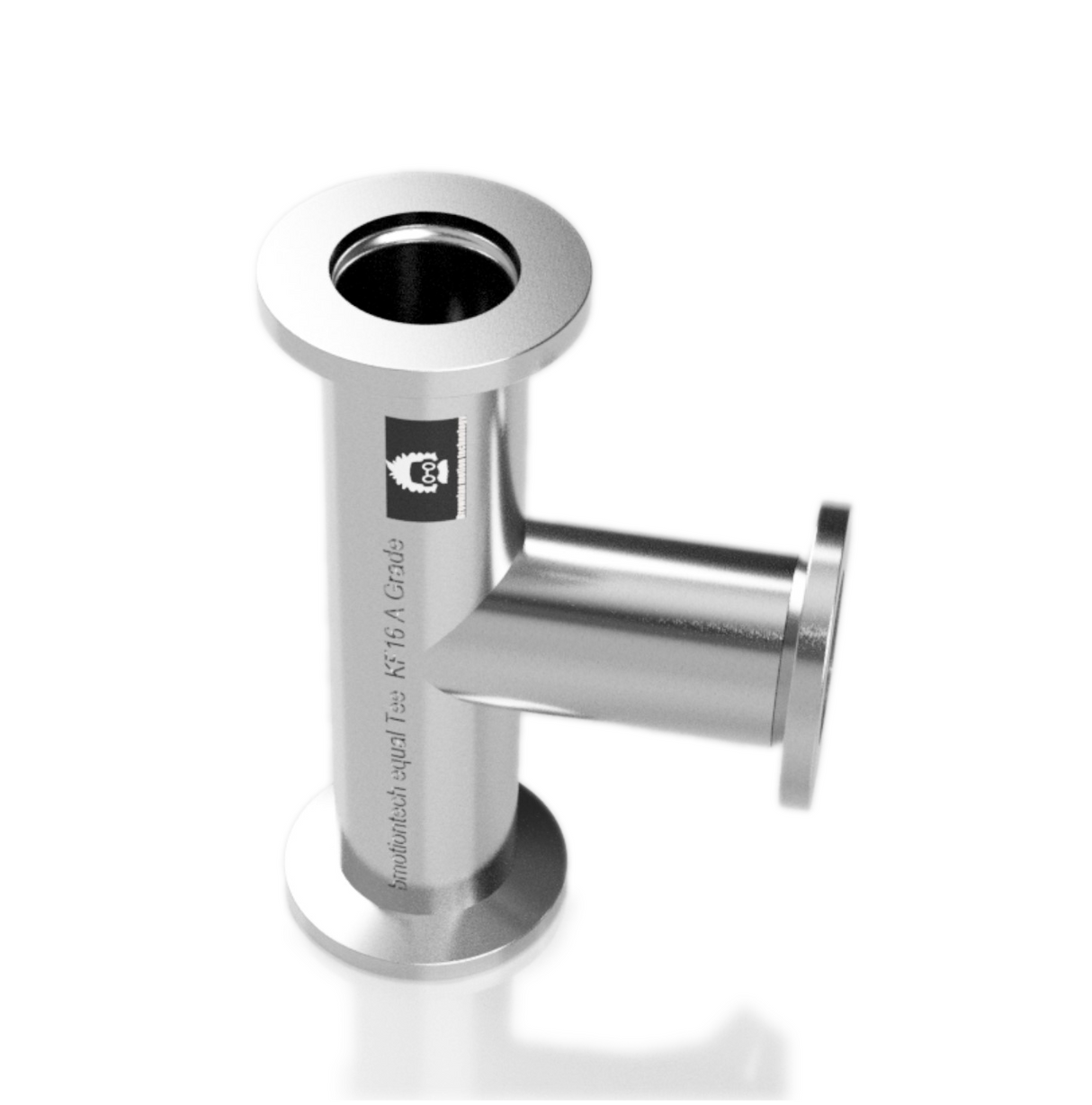 Tee, KF16 flange , SS304, Superior grade