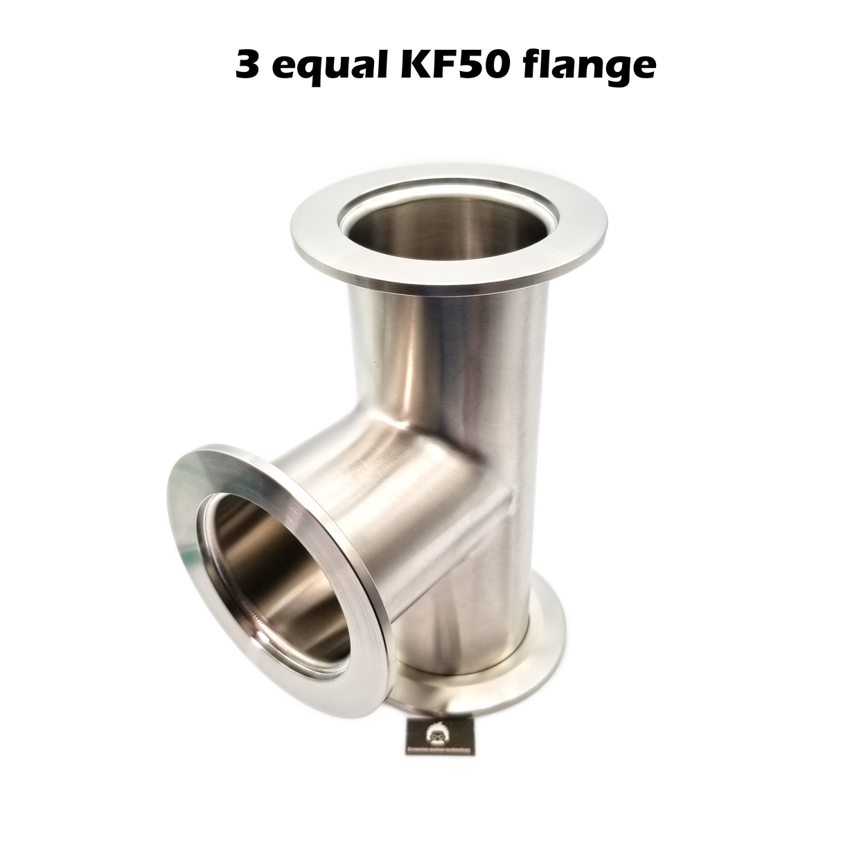 Tee, KF50 flange, SS304, Superior grade