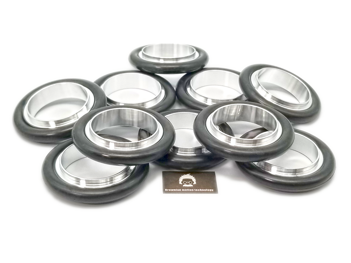 KF25 centering ring, Stainless steel ring, Buna-N NBR O-rings, Pack of 10pcs