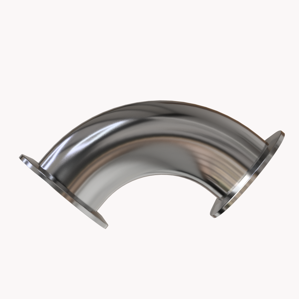 Elbow, KF50 flange, SS304, Superior grade