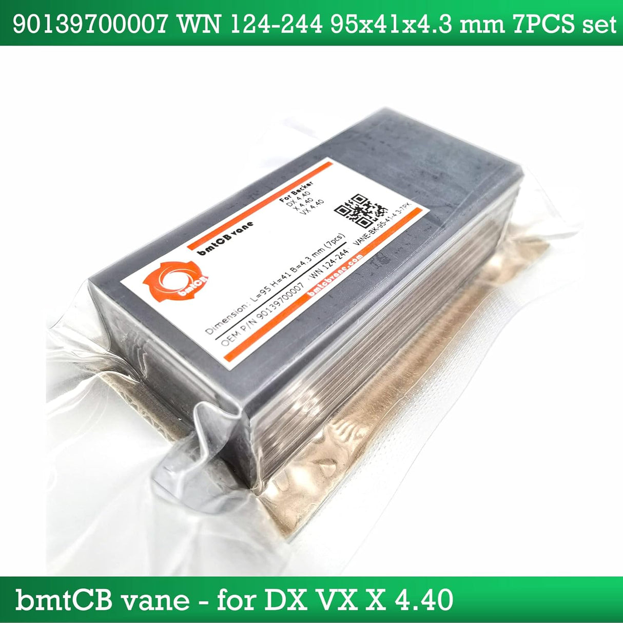 Becker 90139700007 | WN 124-244 | 95-41-4.3 | 7 Pcs PM kit