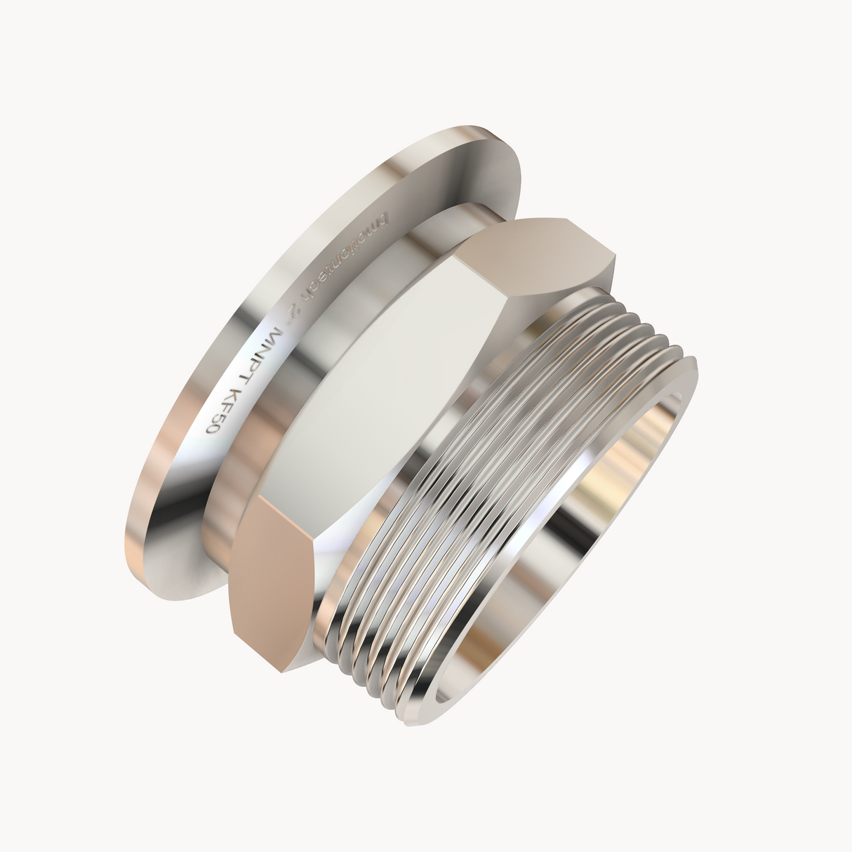 2" MNPT X KF50 Flange