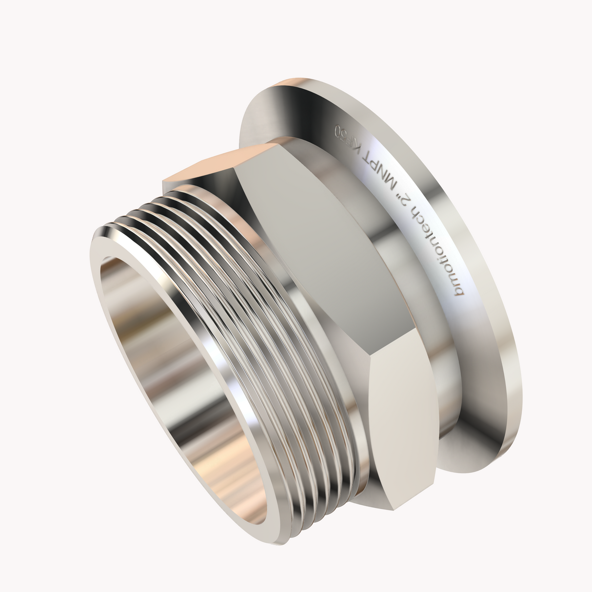 2" MNPT X KF50 Flange