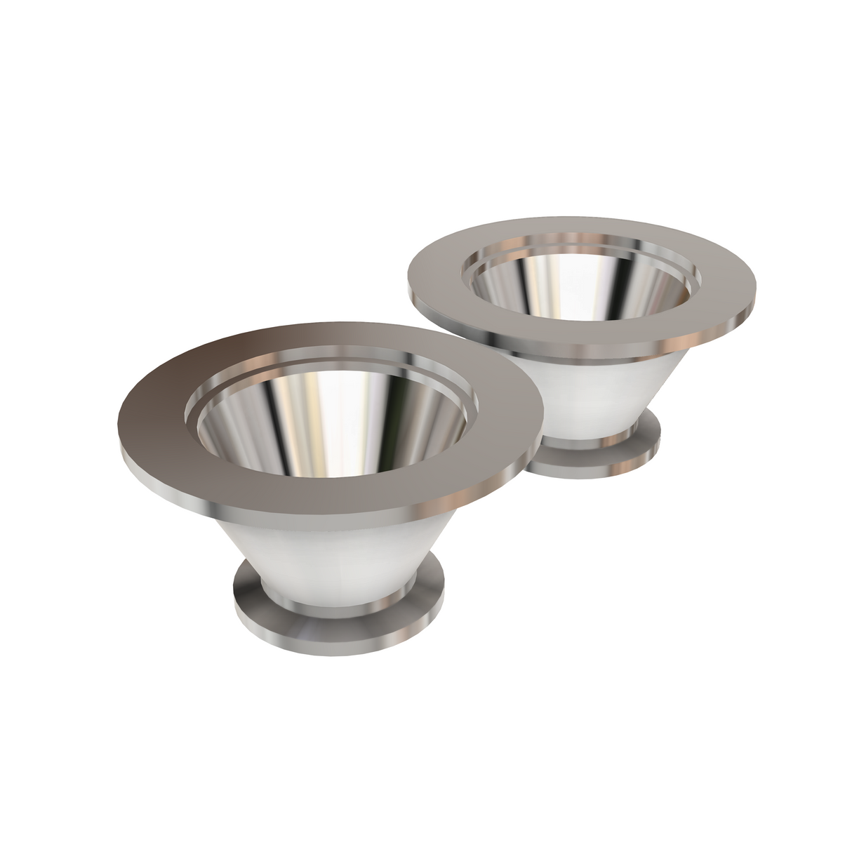 KF50 TO KF25, CONICAL REDUCER, STAINLESS STEEL