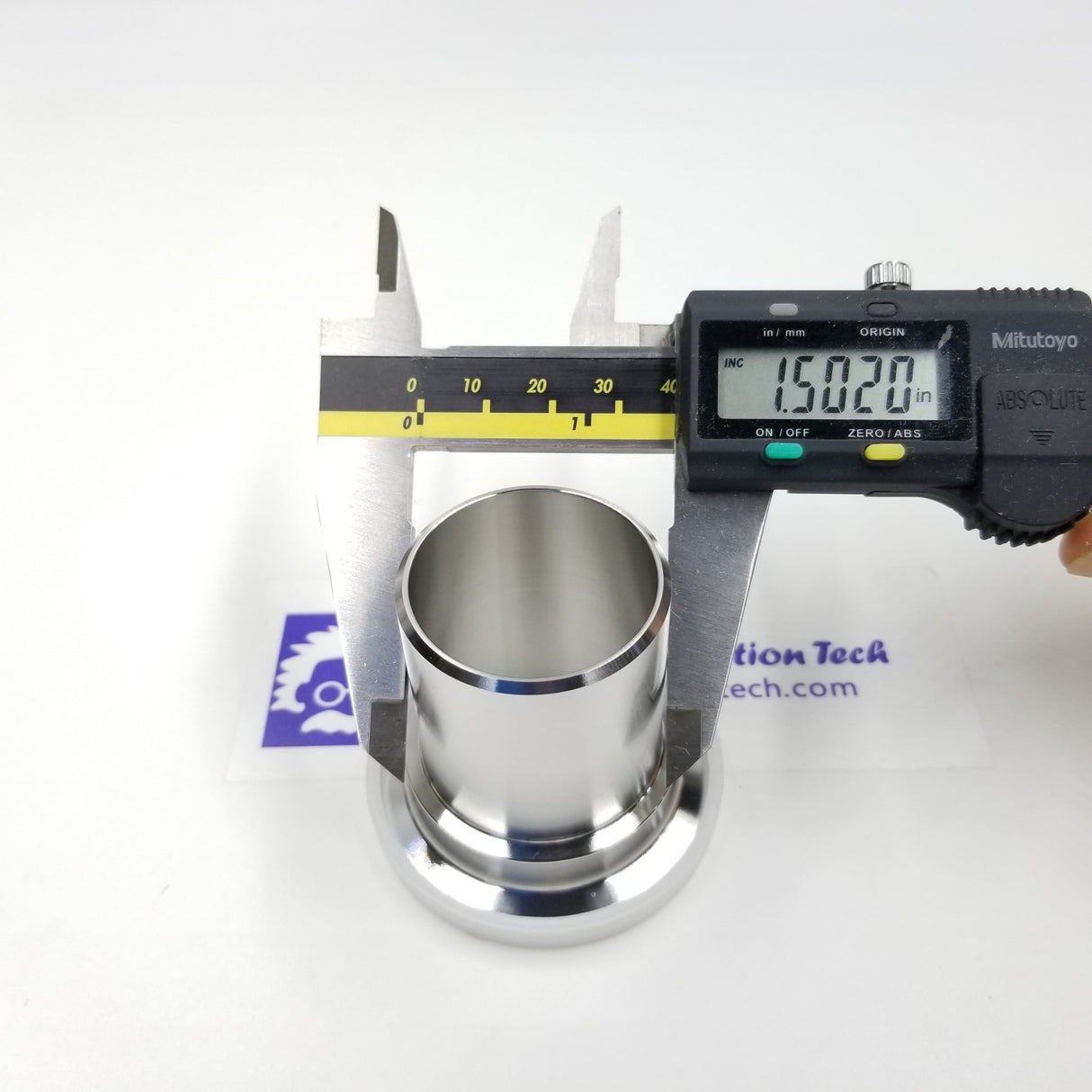 1.5" OD PVC Hose x KF40 flange