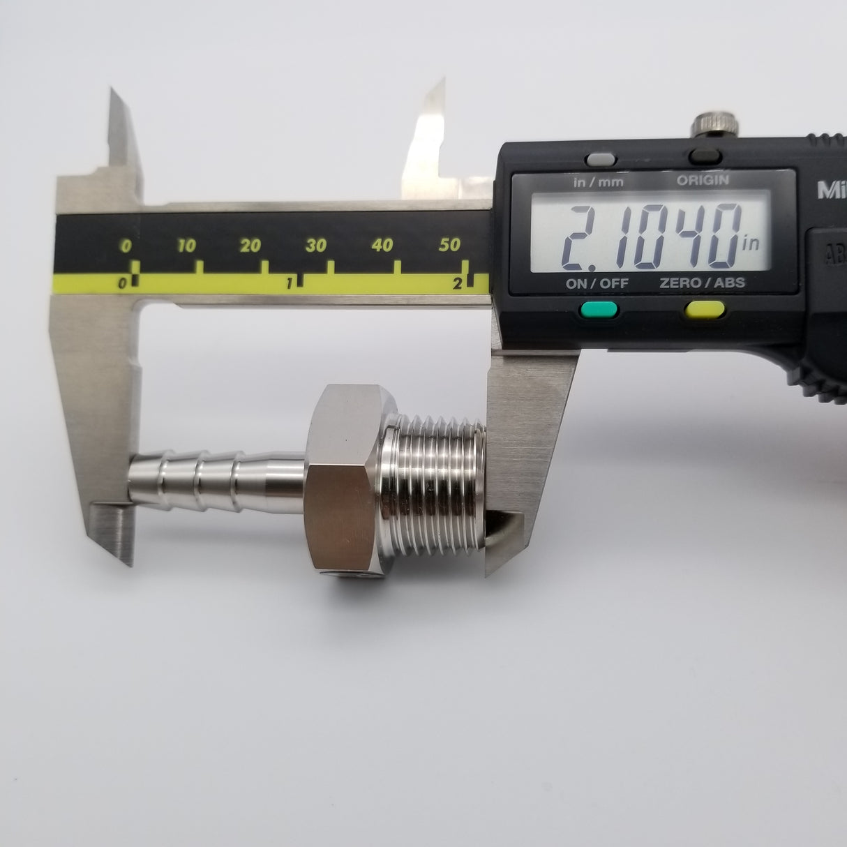 1/2“ MNPT x 3/8" barbed Hose adapter