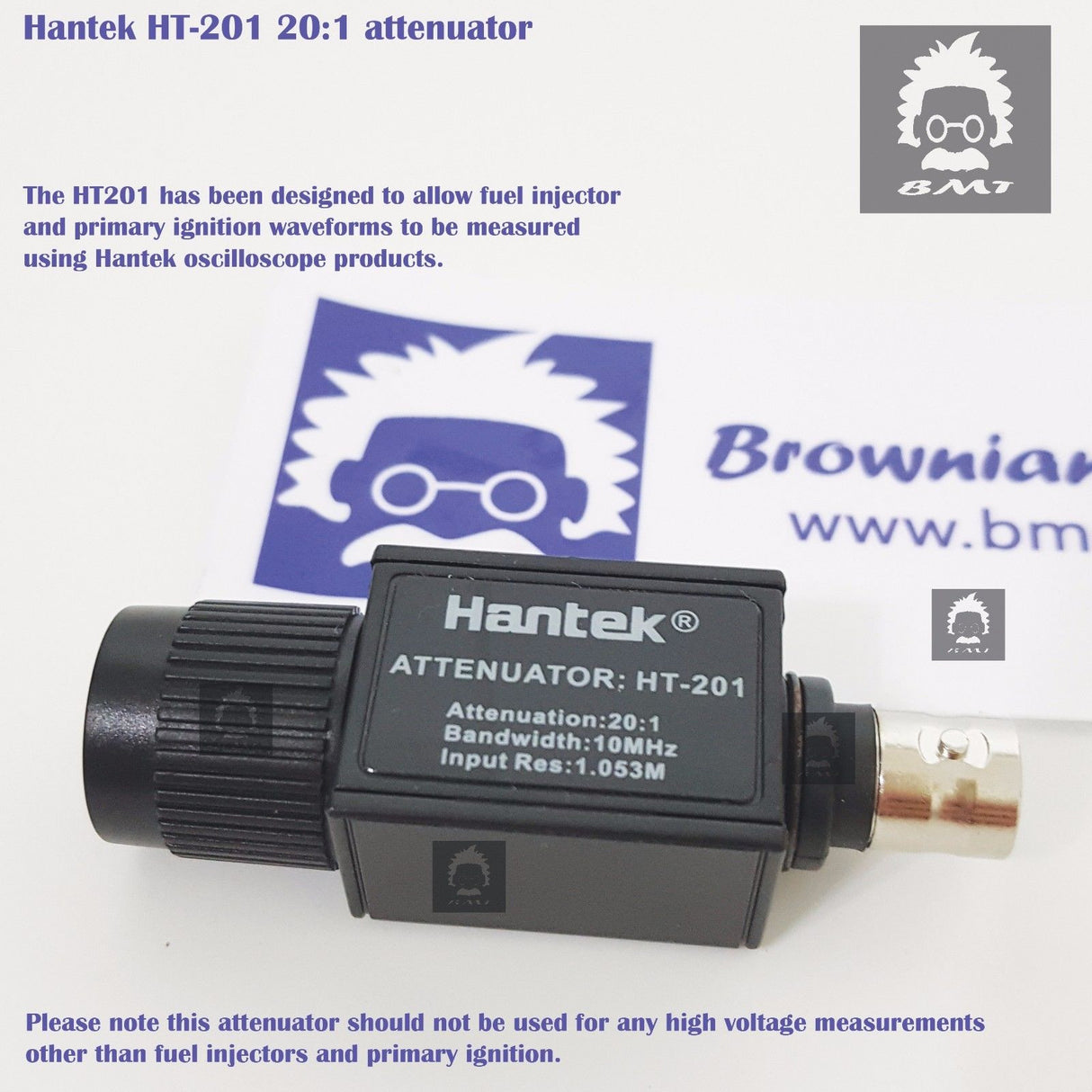 Combo 7 Hantek 1008C CC65 CC650 / PP80 probe 2pcs / backpin 2pcs / BNC /HT201