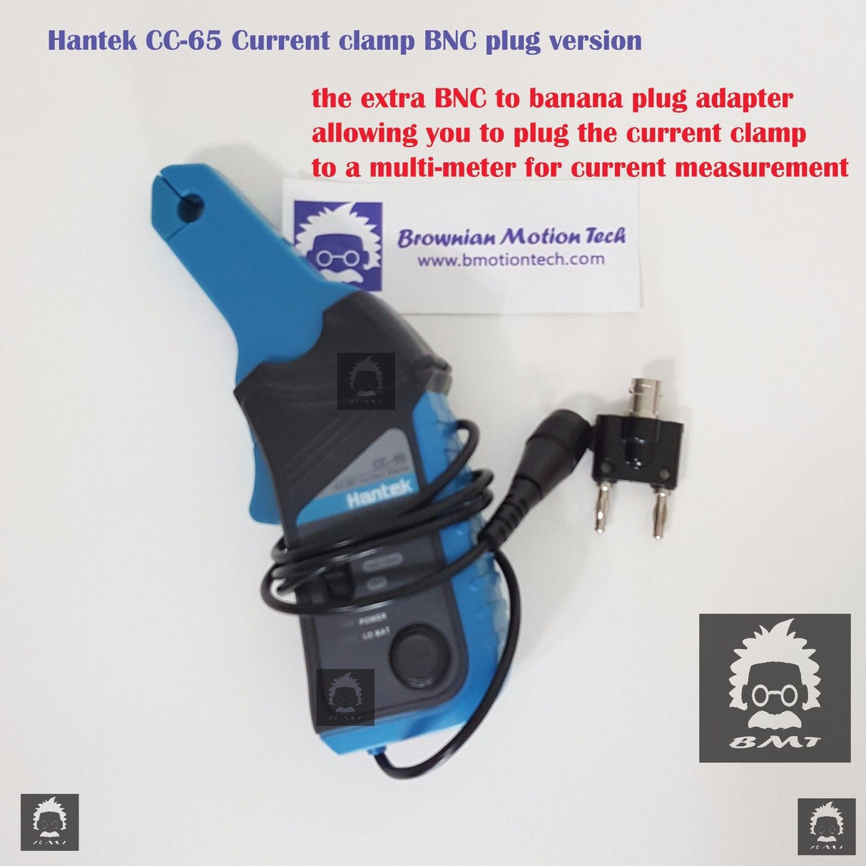 Combo 7 Hantek 1008C CC65 CC650 / PP80 probe 2pcs / backpin 2pcs / BNC /HT201