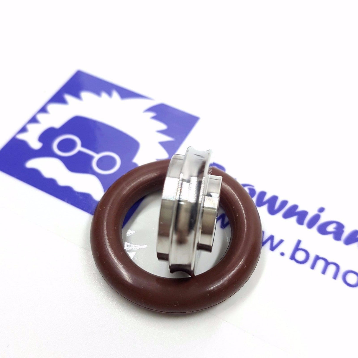 Pack of 2pcs KF16 to KF10 adaptive stainless steel centering Ring w/ viton O-ring