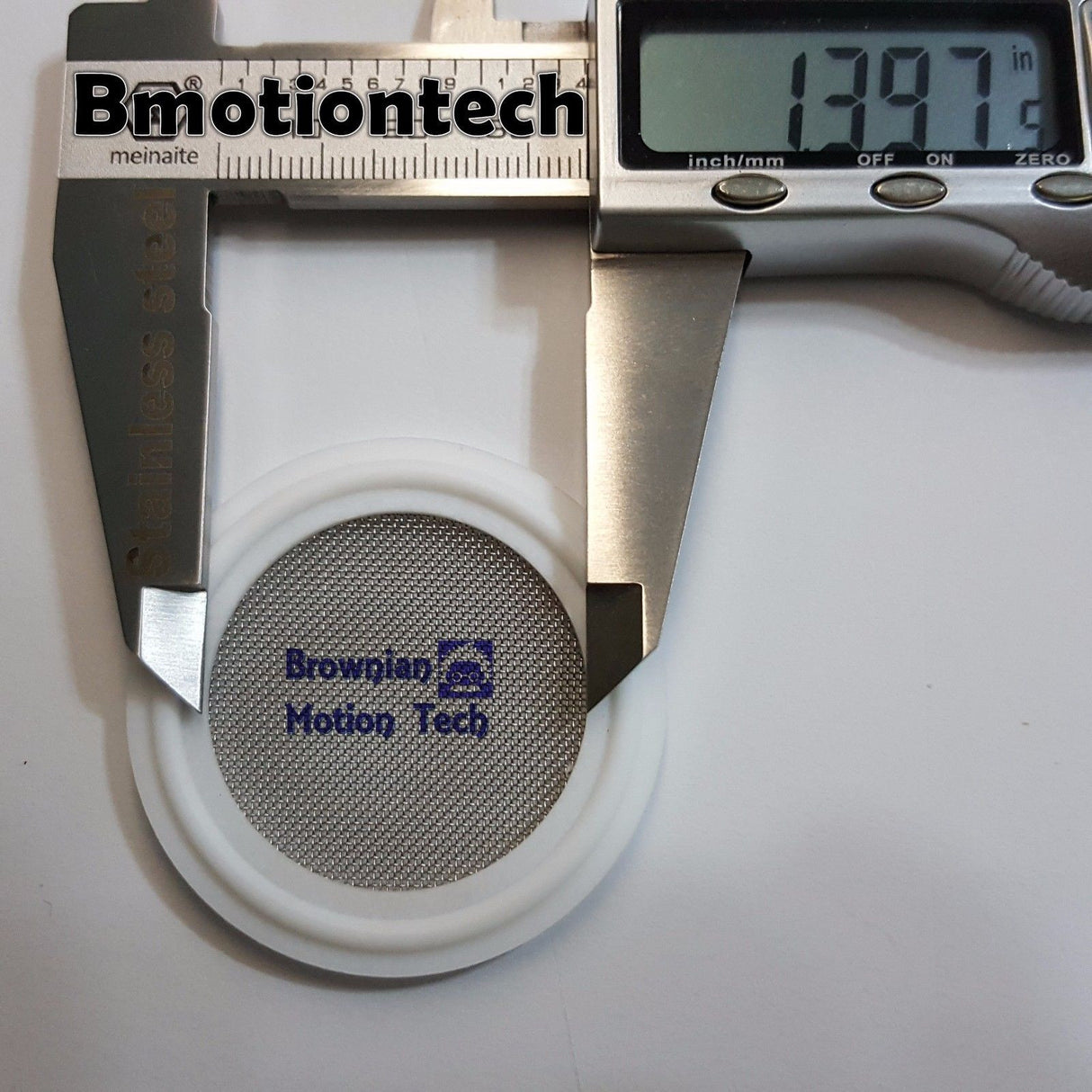 Sanitary 1.5" Tri-Clamp PTFE Screen Gasket w/ 40 mesh for close loop extractor