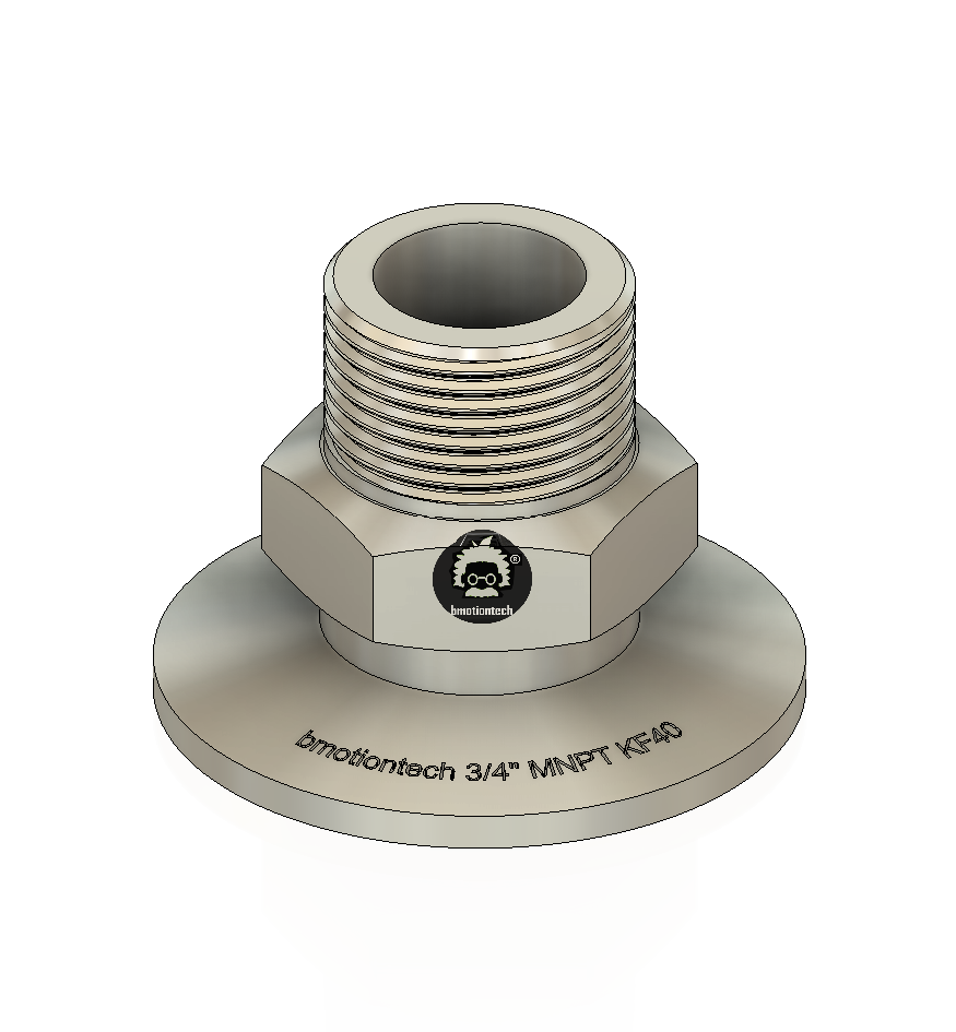 3/4" MNPT X KF40 Flange