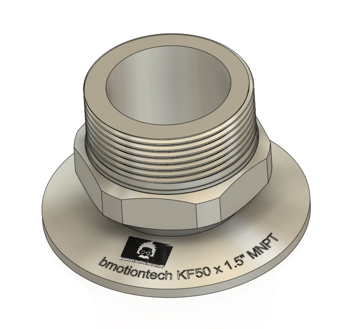 1-1/2" MNPT X KF50 Flange