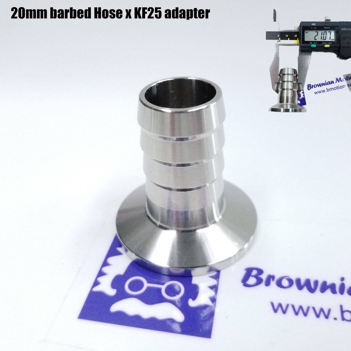 3/4" or 20mm OD Barbed x KF25