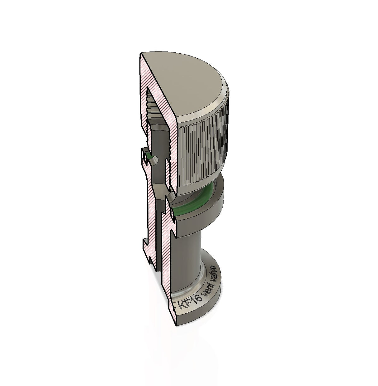 bmotiontech ISO-KF KF16 NW16 vacuum chamber venting valve or air admittance valve