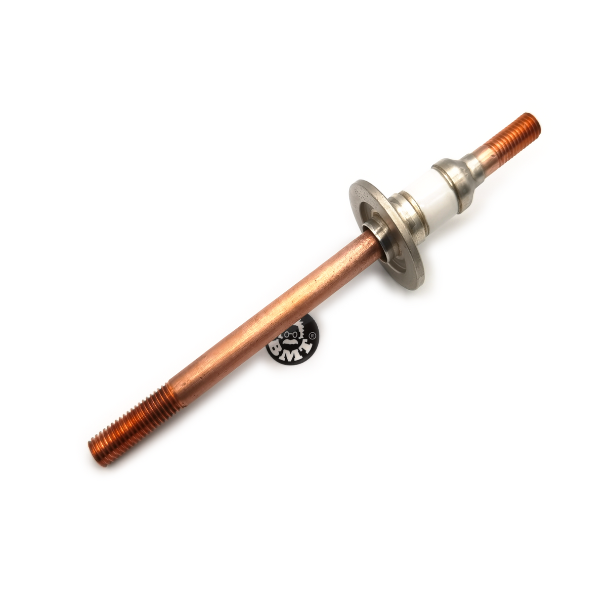 KF25 flange electrical high voltage vacuum feed-through 1 Pole M10 insulation 2KV