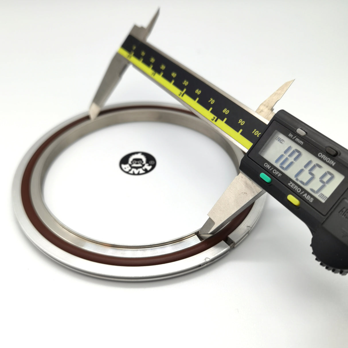 ISO-K ISO-F LF 100 flange centering ring Inner SS304 Outer Al O-ring FKM viton