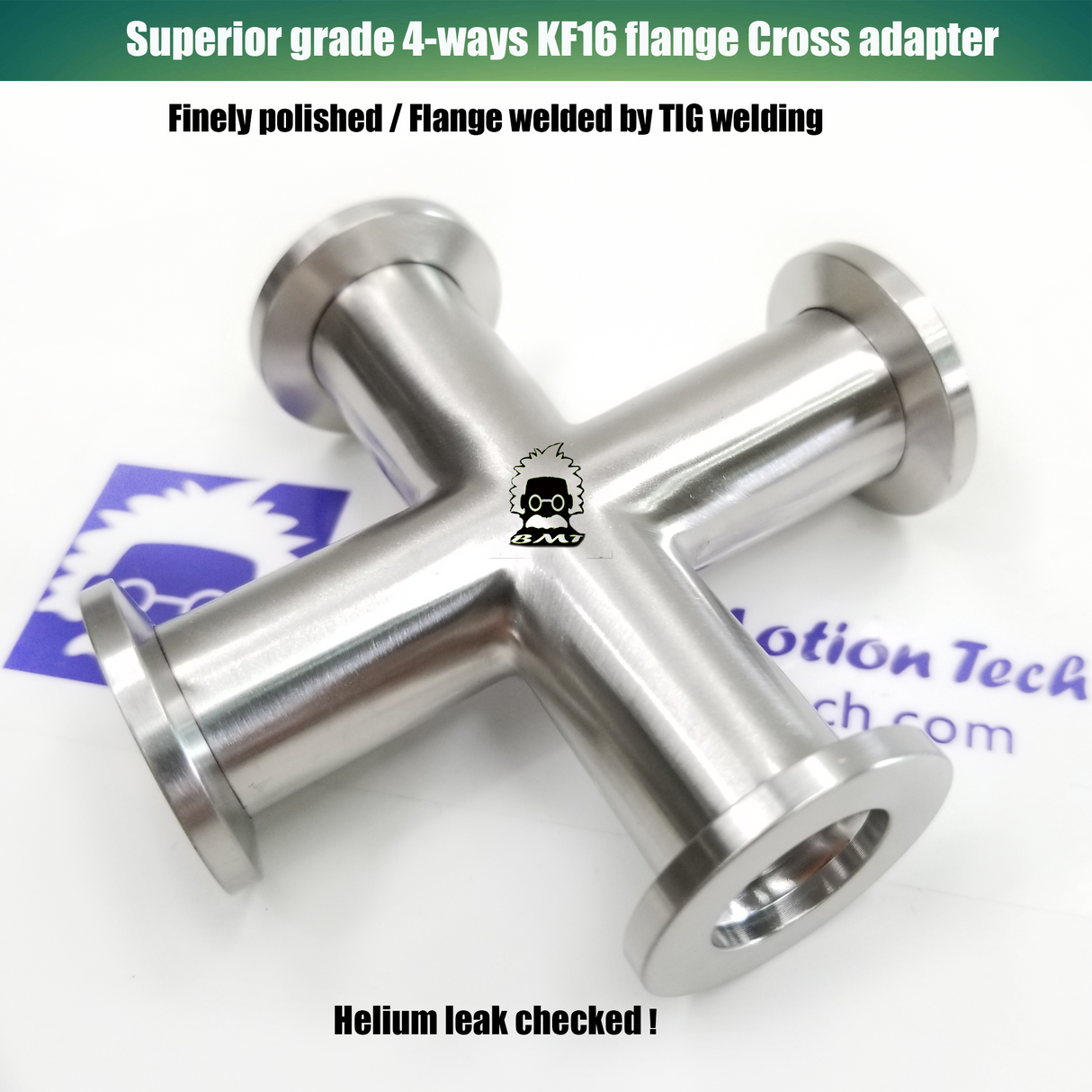 Cross, 4 x KF16 flange - Superior grade