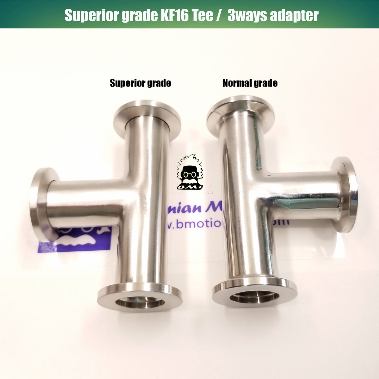 Tee, KF16 flange , SS304, Superior grade