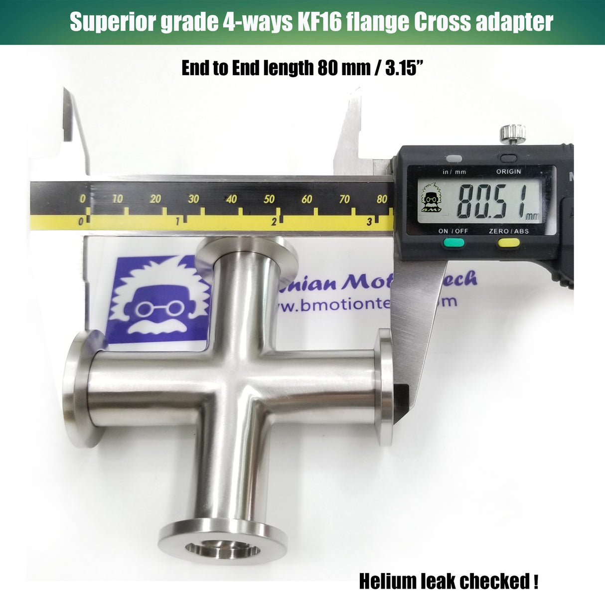 Cross, 4 x KF16 flange - Superior grade