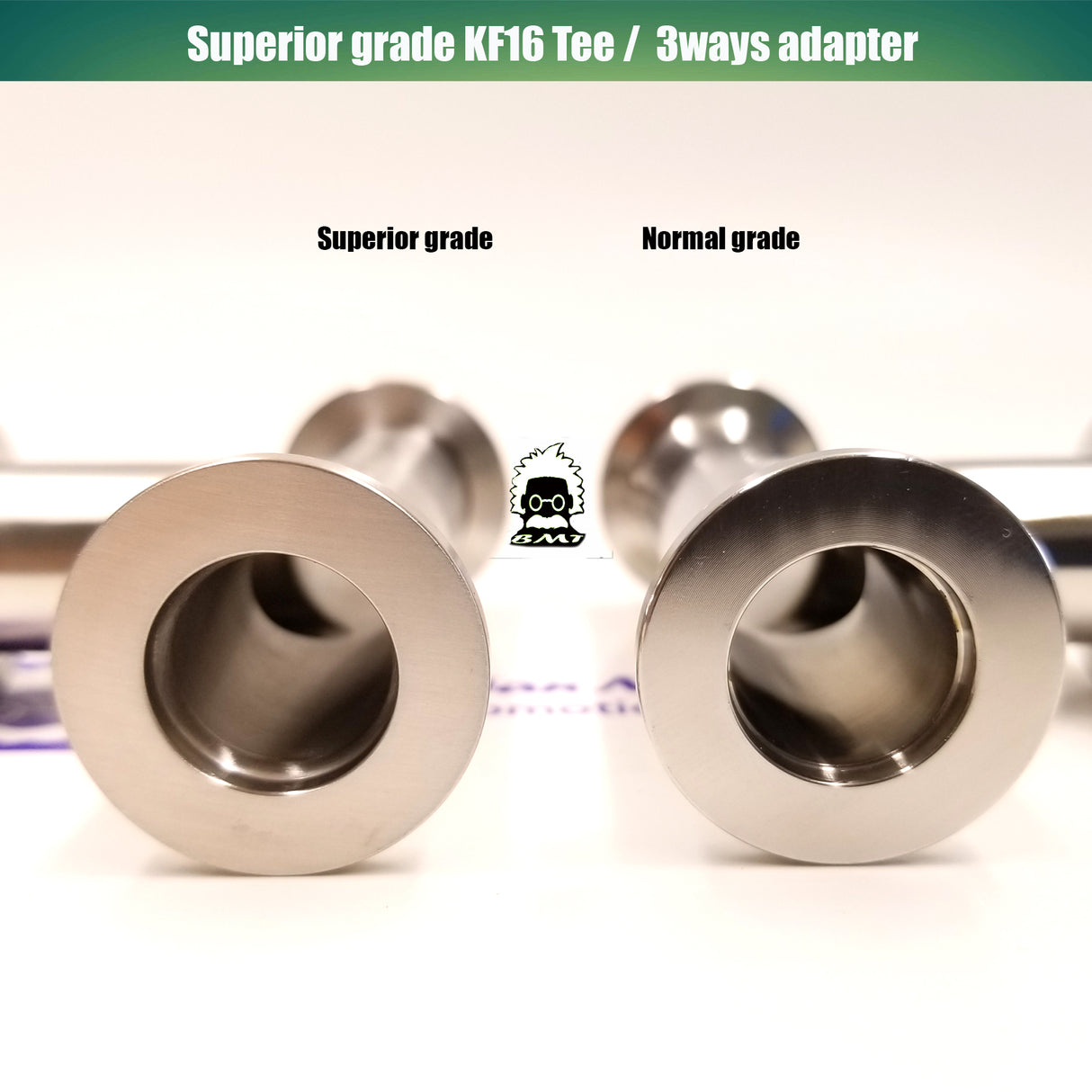 Tee, KF16 flange , SS304, Superior grade