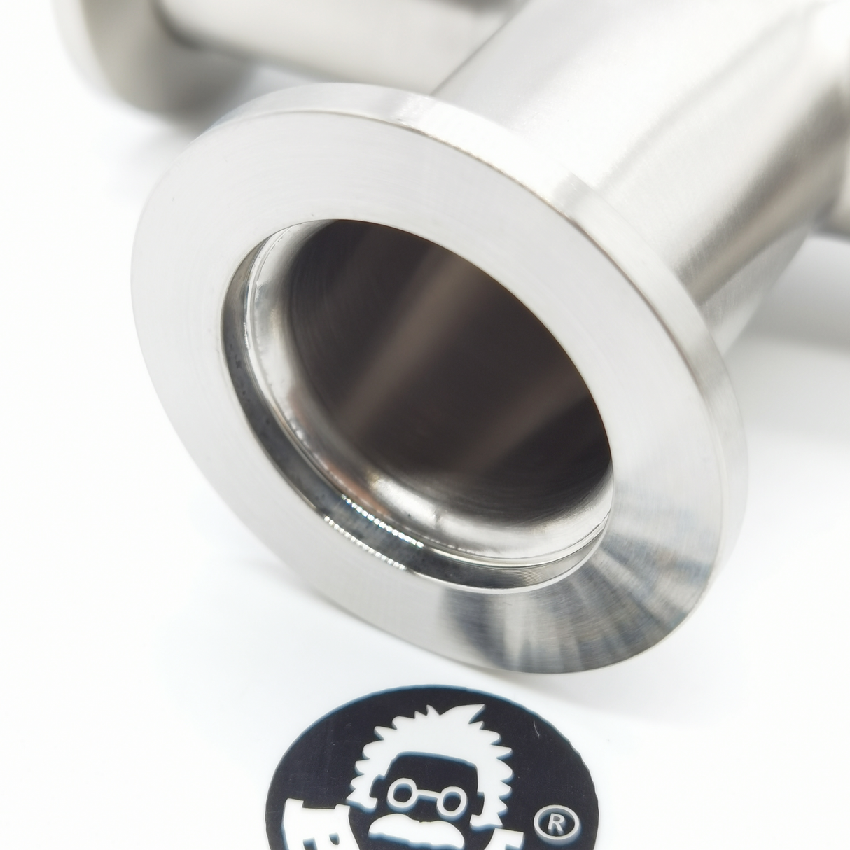 Tee, KF25 flange, SS304, Superior grade