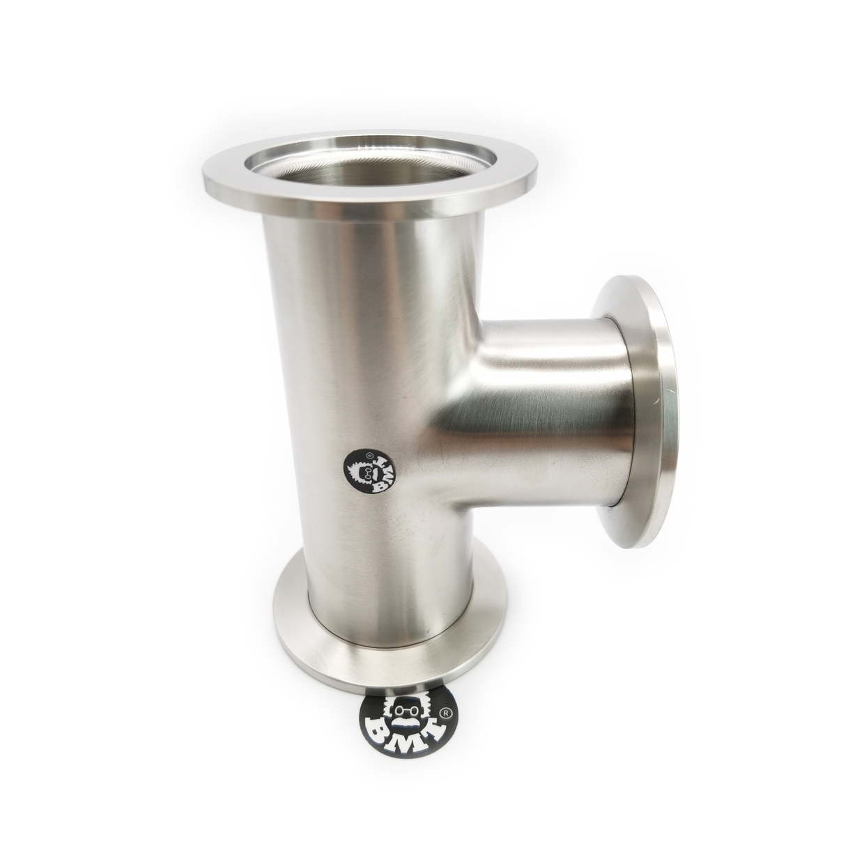 Tee, KF40 flange, SS304, Superior grade, short 100mm