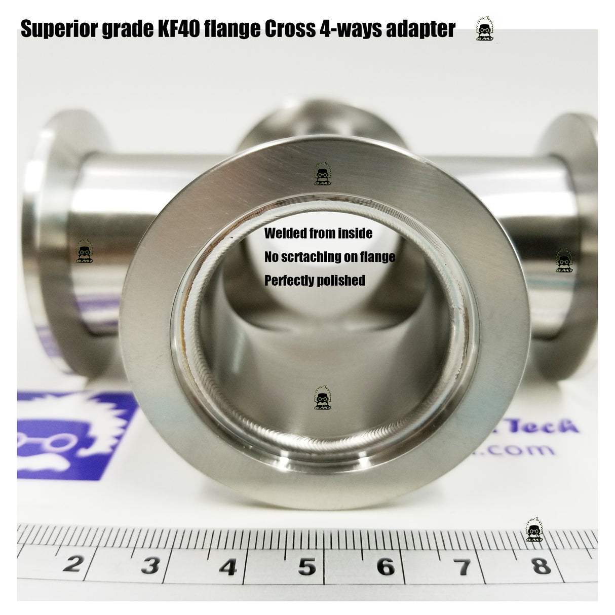 Cross, 4 x KF40 flange - Superior grade