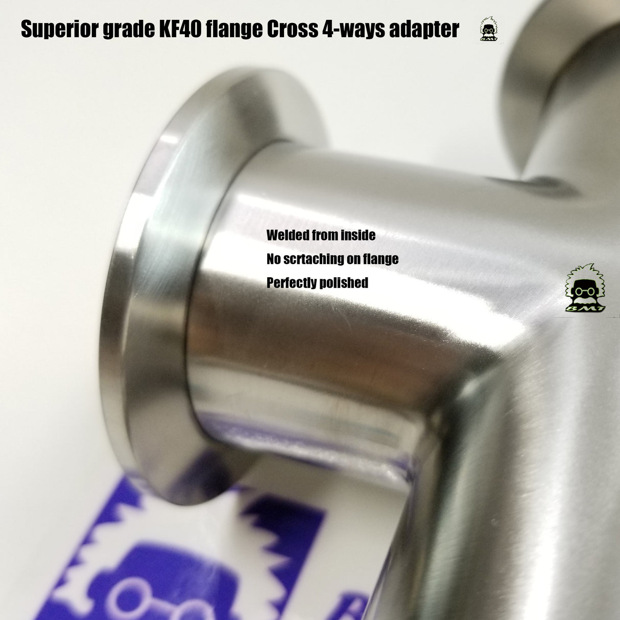 Cross, 4 x KF40 flange - Superior grade