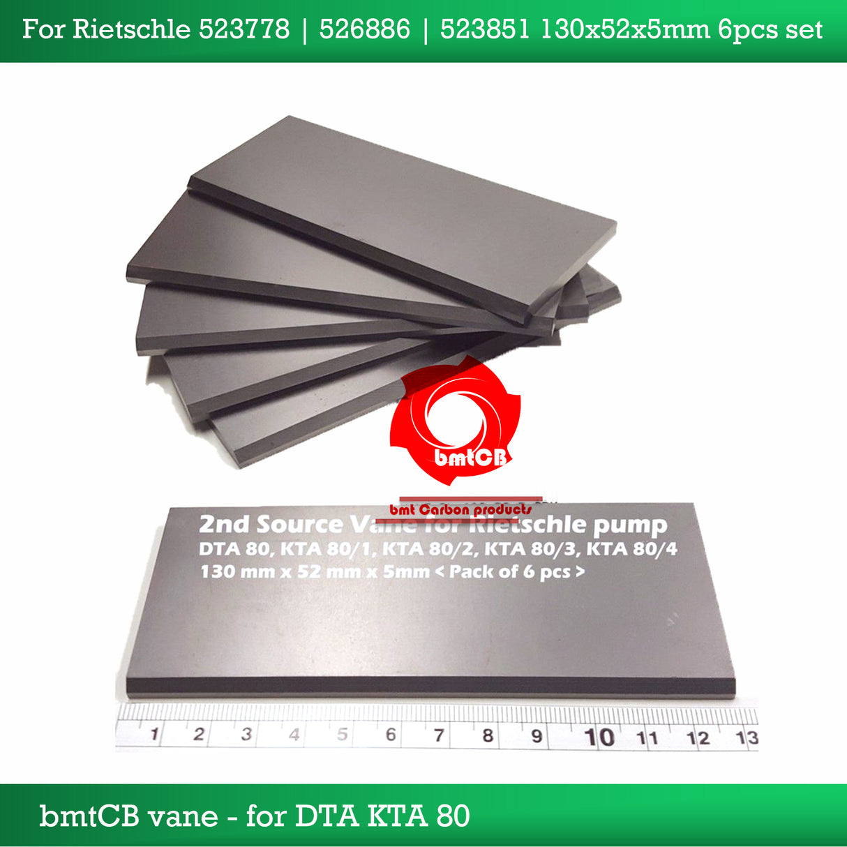 Elmo  Rietschle 523778 | 526886 | 523851 |130-52-5 | 6 Pcs PM kit