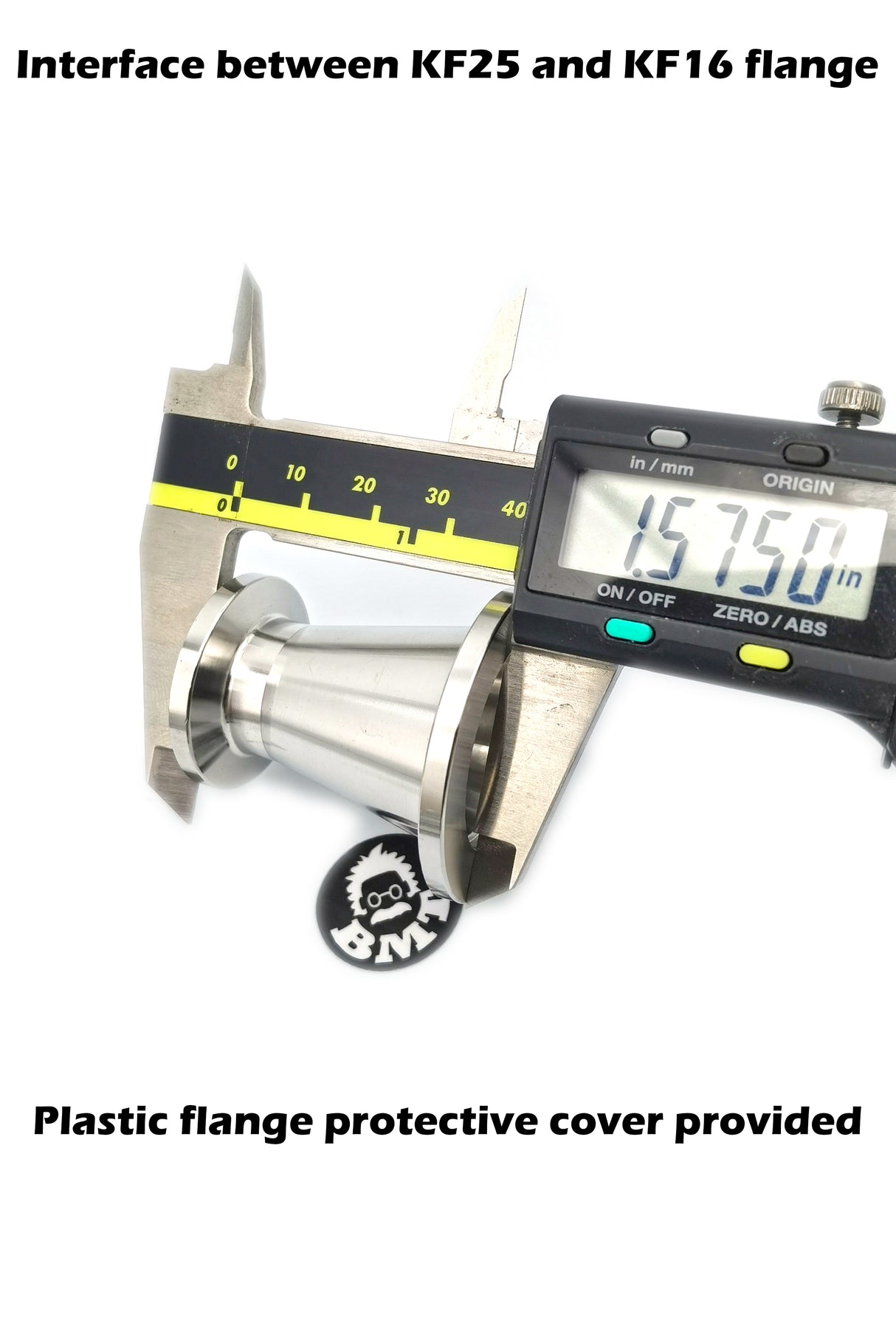 KF25 to KF16, Conical reducer, Stainless steel