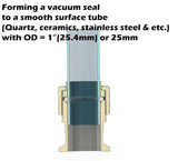 1" tube compression port by O-ring to KF25 flange adapter