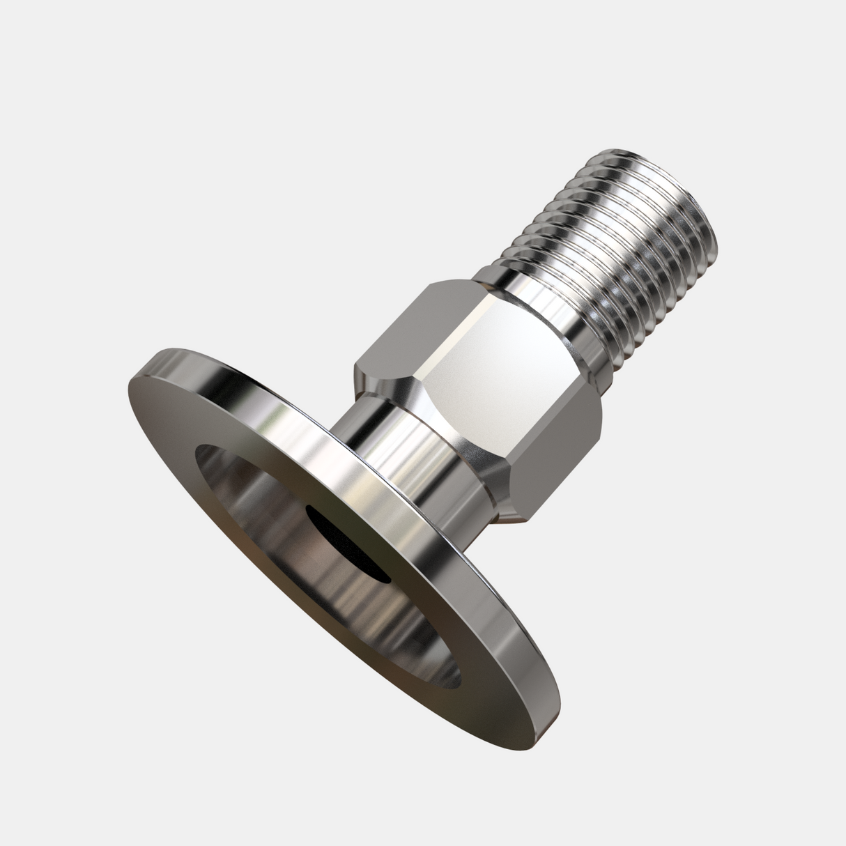 1/4" MNPT X KF25 Flange