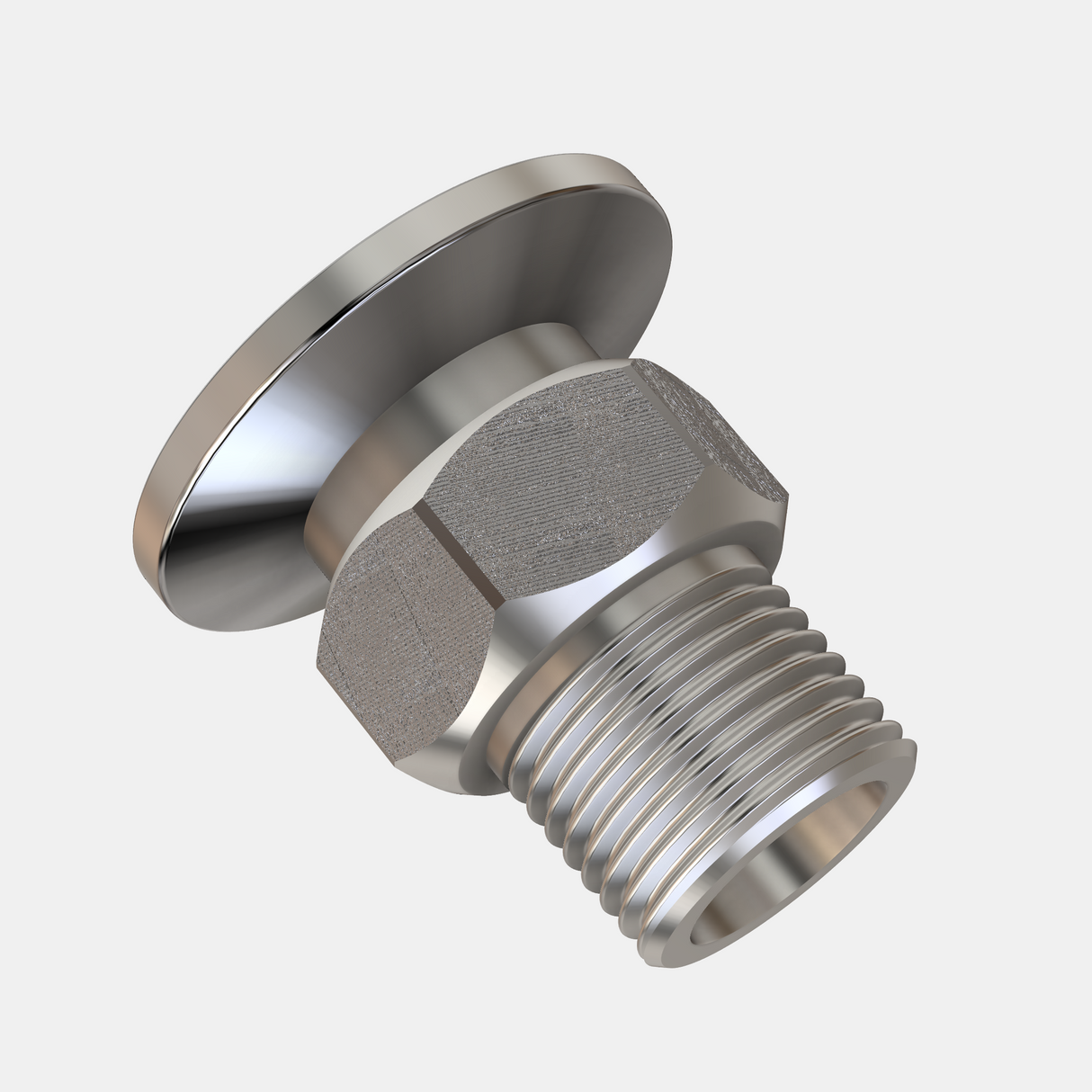 1/2" MNPT X KF25 Flange