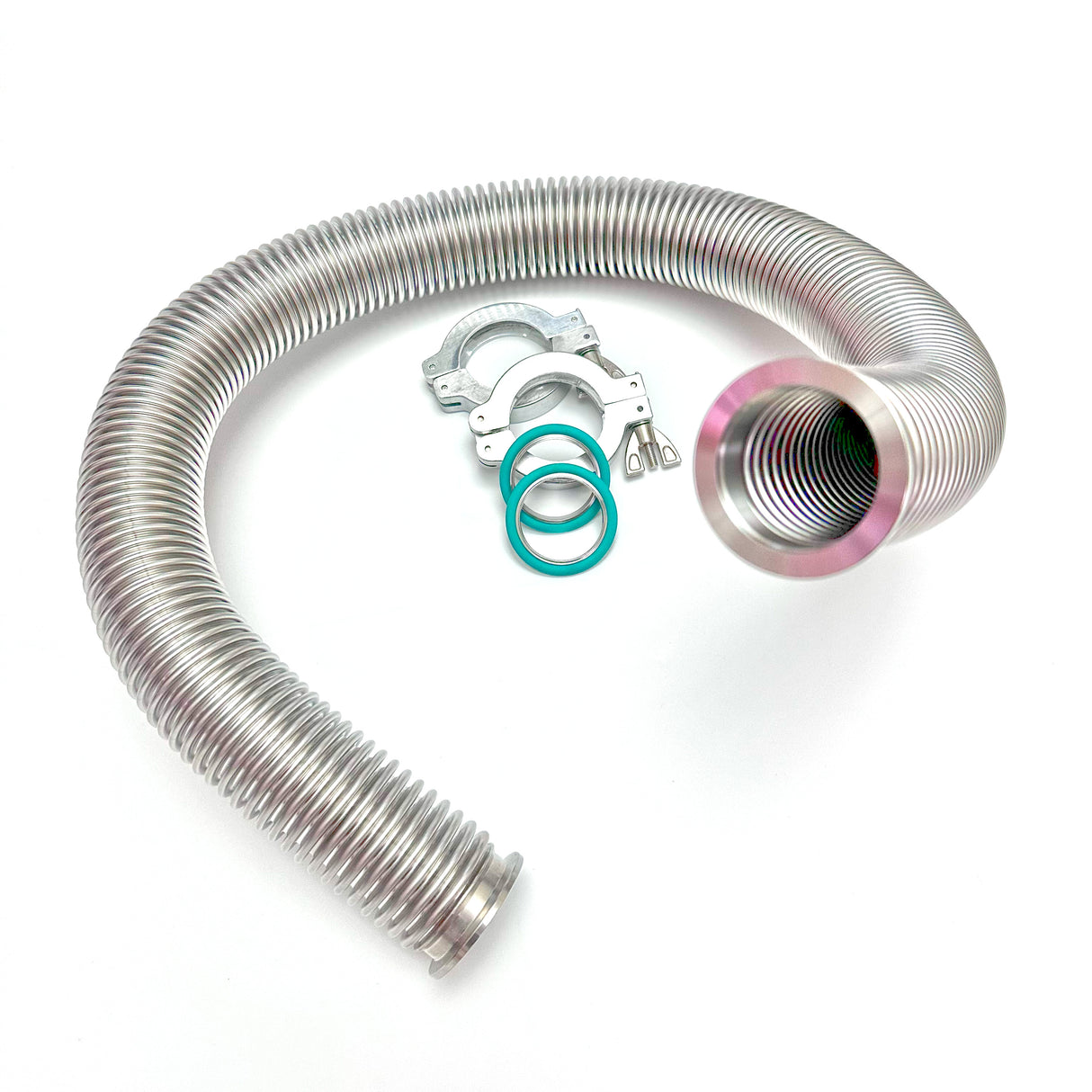 KF40 standard vacuum bellow hose (with Wing nut clamp sets)