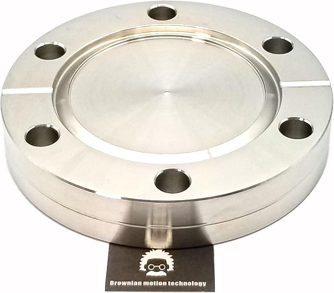 Conflat flange CF 2.75" blind flange blank flange, non-rotatable, thru holes