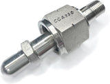 CGA350 High-Pressure Nipples to MNPT 1/4" MNPT, L=80mm