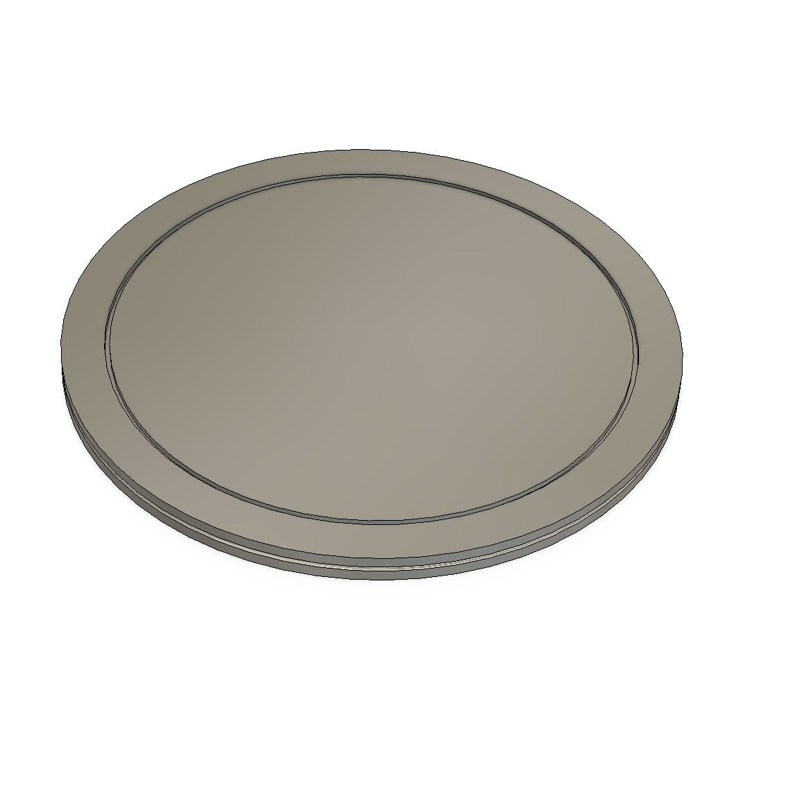 ISO-K 320 blank flange, flange blind standard version 17mm